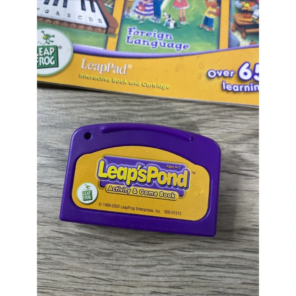 Leap's Pond Leap Frog Leap Pad - Activity & Game Book &‎ cartridge
